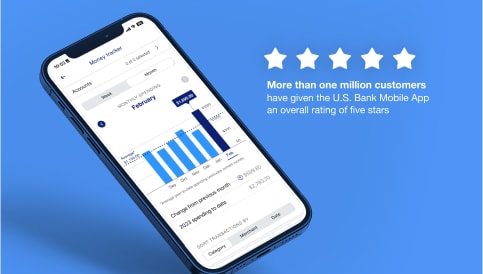 U.S. Bank Mobile App 5-start rating