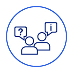 icon showing people talking