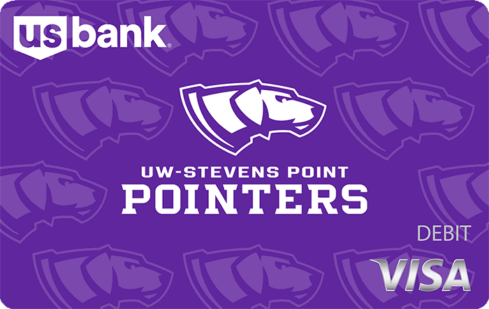 Wisconsin-Stevens Point Pointers Debit Card