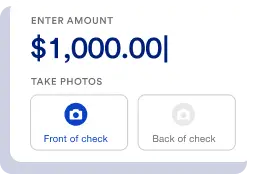 It's easy to deposit a check online 