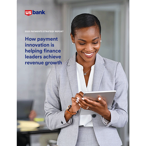 Business woman looking at payments information on her tablet