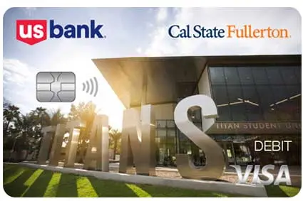 California State Fullerton University Visa debit card 