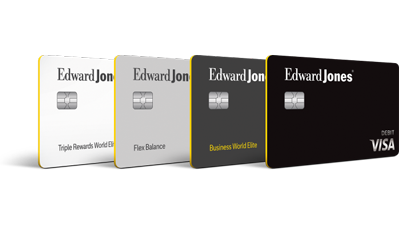 photo of the Edward Jones card lineup