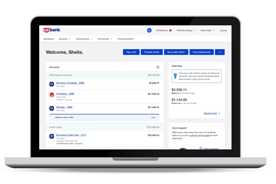  Imagen de computadora portátil con panel en la pantalla.