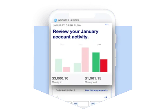 Personalized financial insights viewed on a smartphone