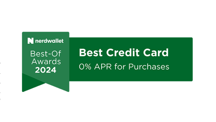 Nerdwallet 2024 Best 0% APR Credit Card for Purchases