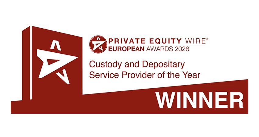 The Private Equity Wire logo saying “winner” 