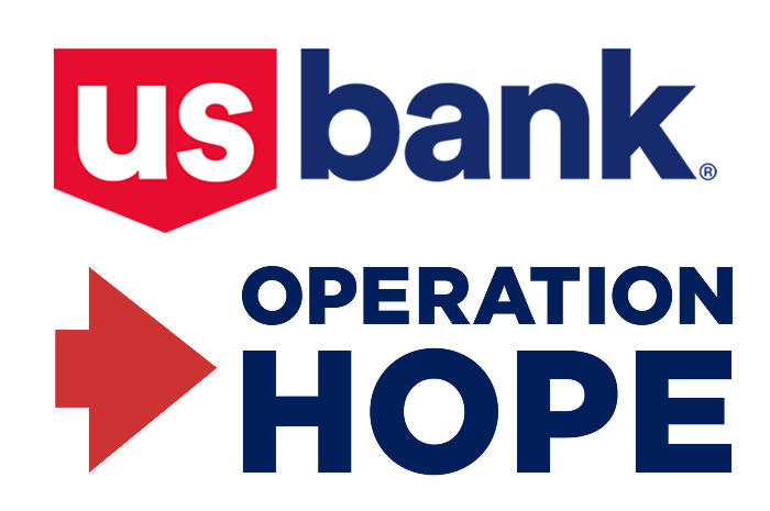 Logo de U.S. Bank y logos de Operation HOPE