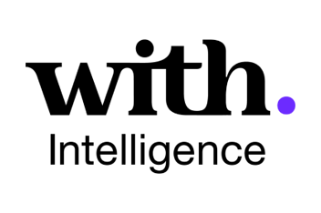 Logo that simply says With Intelligence