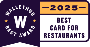 Named WalletHub's best credit card for restaurants in 2025, the U.S. Bank Altitude Go Visa Signature Card.