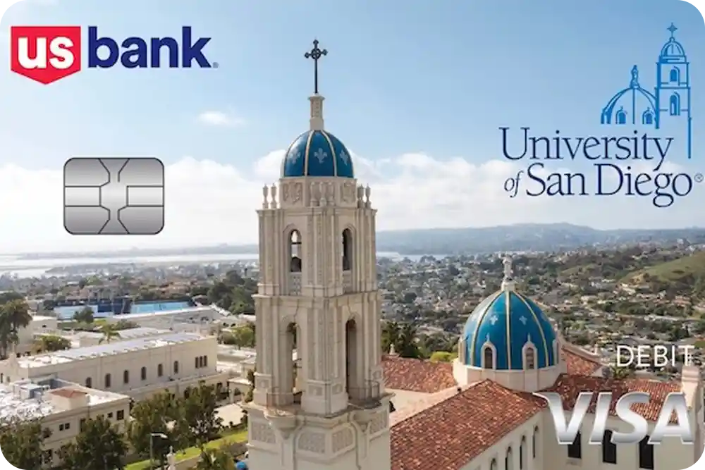 Photo of the University of San Diego debit card