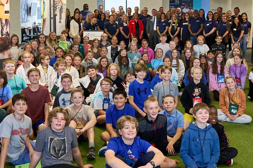 Bank leaders, students team up for Junior Achievement BizTown