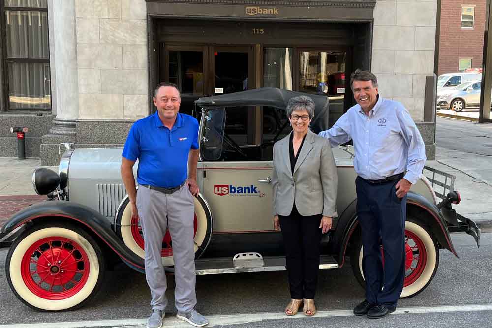 A new purpose for a hidden treasure uncovered at a U.S. Bank