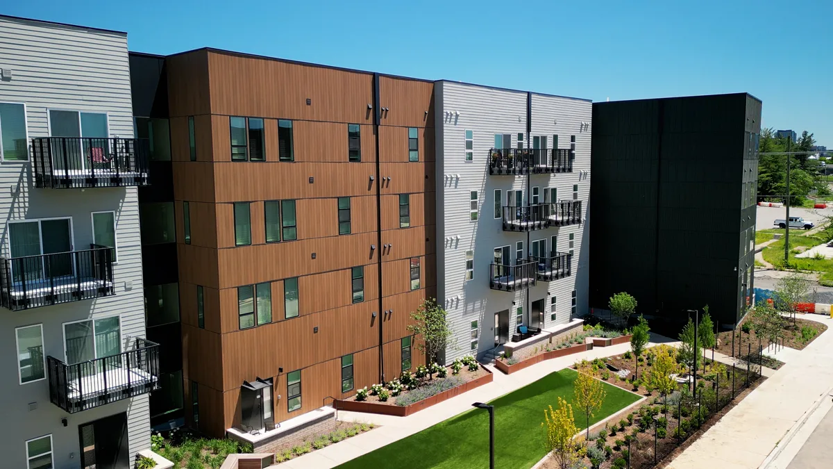 Exterior shot of a building.