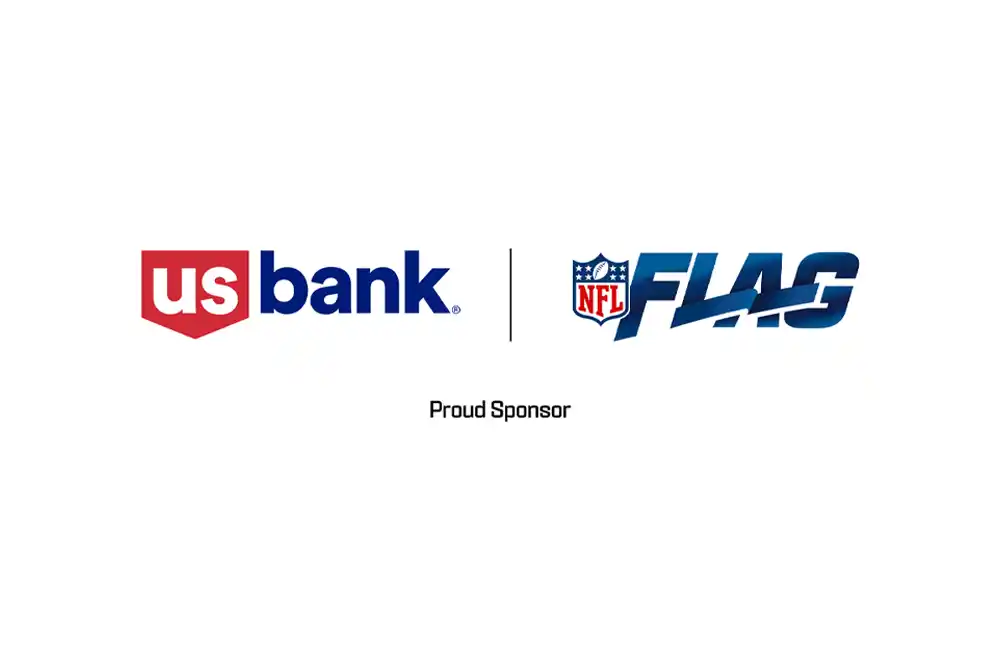 Image of U.S. Bank and NFL flag football logos