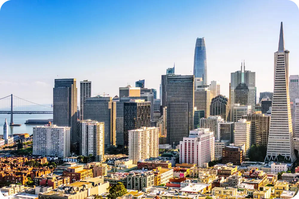 The San Francisco skyline