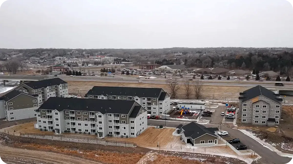 A housing development.