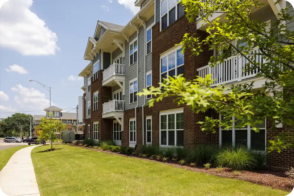Photo of new build housing