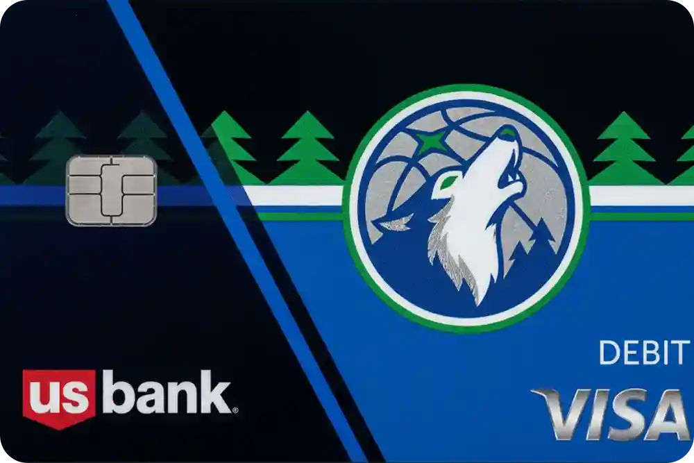The U.S. Bank Timberwolves debit card