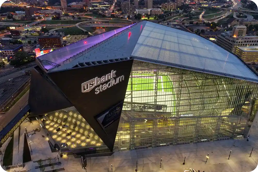 U.S. Bank stadium in Minneapolis.