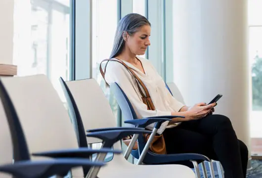 Person browsing money market rates on a phone