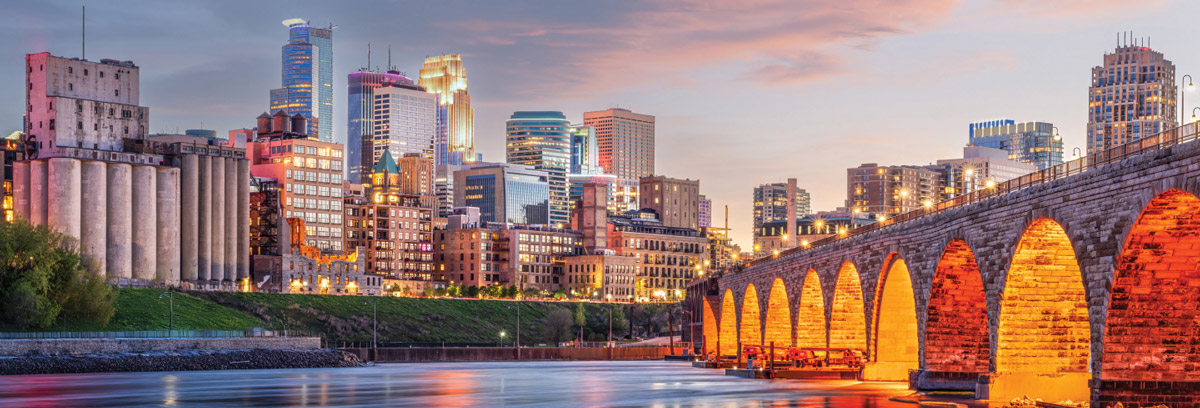 Photo of Minneapolis skyline