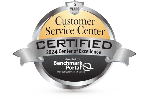 5 year BenchmarkPortal certification seal