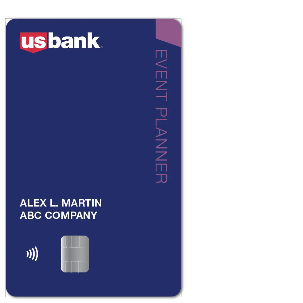 U.S. Bank Event Planner Card