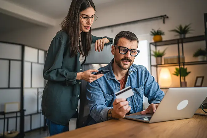 Image of business buildings where businesses make use of faster payment and instant payment methods.