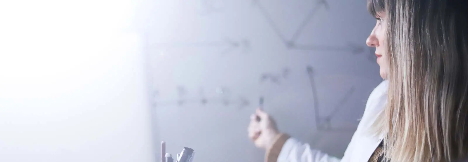 Business woman presenting at a meeting