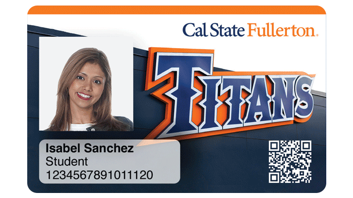 Picture of University of Cal State Fullerton's Student ID card