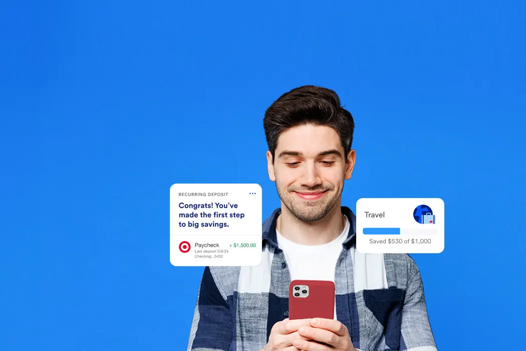 Man holding a mobile phone