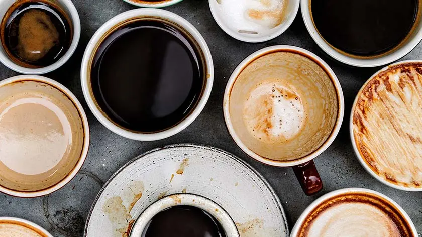 Different types of coffee