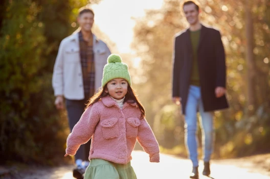 photo of couple spending time with daughters