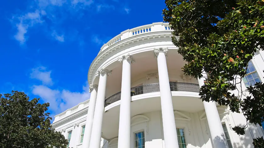 White House Washington DC USA Side
