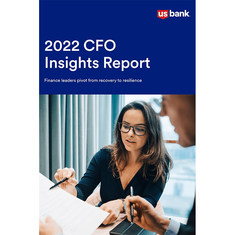 An image of the 2022 CFO Insights Report from U.S. Bank