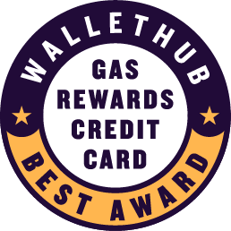 Awarded best gas card by Wallethub