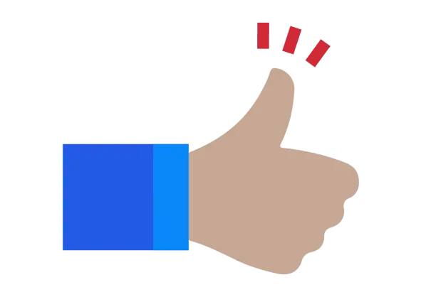 Illustration of hand holding phone with confetti