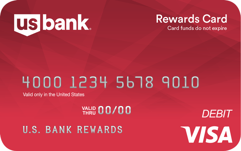 Prepaid Visa Gift Card Visa debit cards U.S. Bank