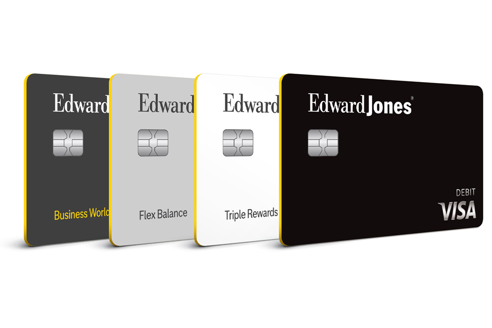 Series of Edward Jones credit and debit cards