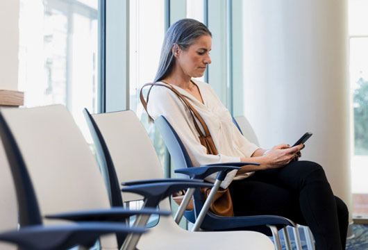 Person browsing money market rates on a phone
