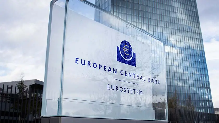 Exterior view of the European Central Bank which impacts global monetary policy