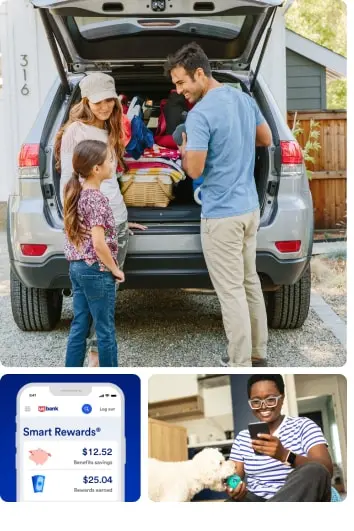 Bank Smartly checking account with interest and rewards in everyday life.