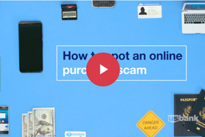 How to spot an online scam - video 