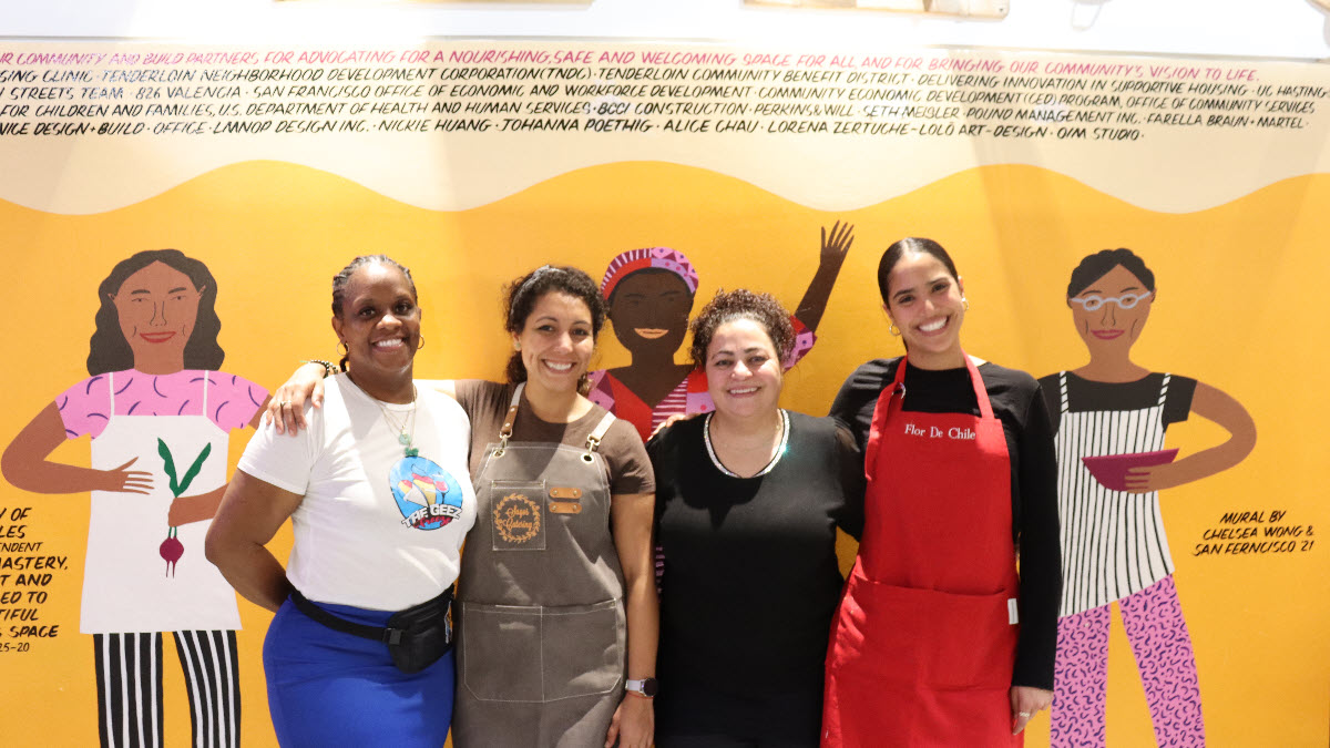 four female chefs