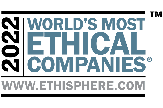 2022 World's most ethical companies, www.ethisphere.com