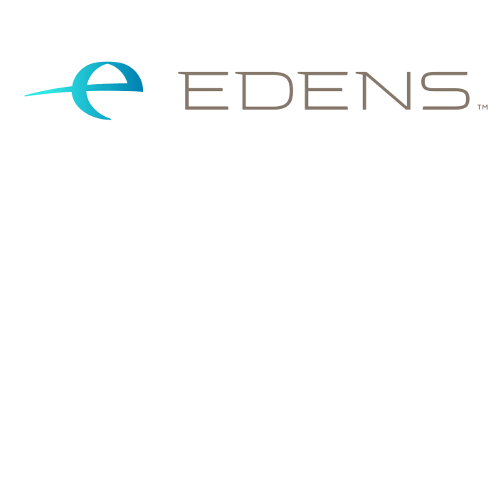 Logo of the EDENS company