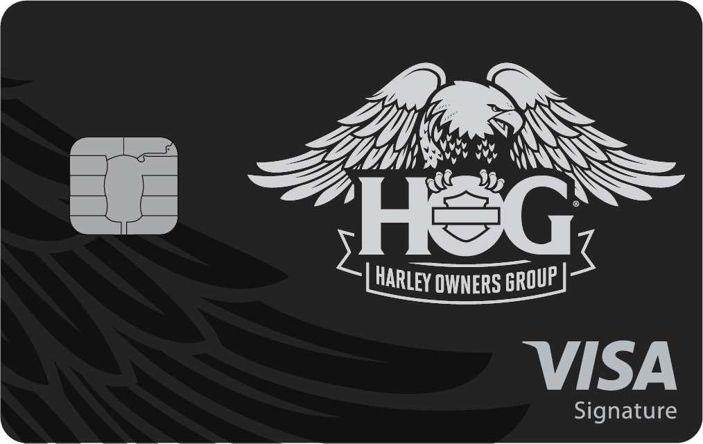 Harley Davidson HOG Elite visa signature card art