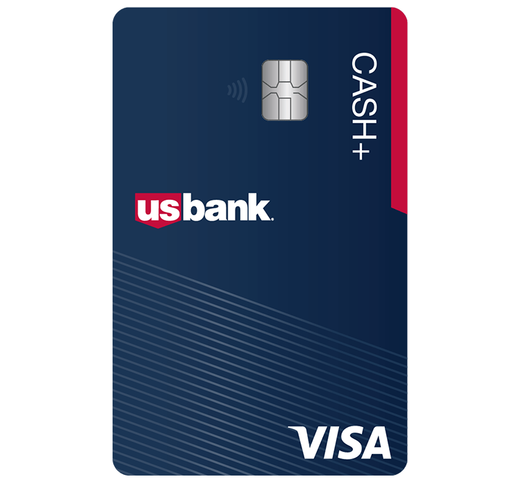 Cash back credit card  U.S. Bank Cash+ Visa Secured Card