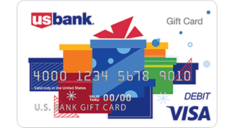 U.S. Bank Visa gift card